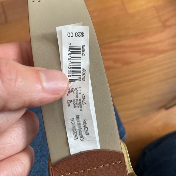 Sonoma women’s casual Brown Belt with Gold Buckle XL NWT‎ - Picture 9 of 12